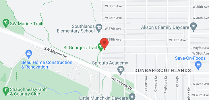 map of 4085 W 39TH AVENUE